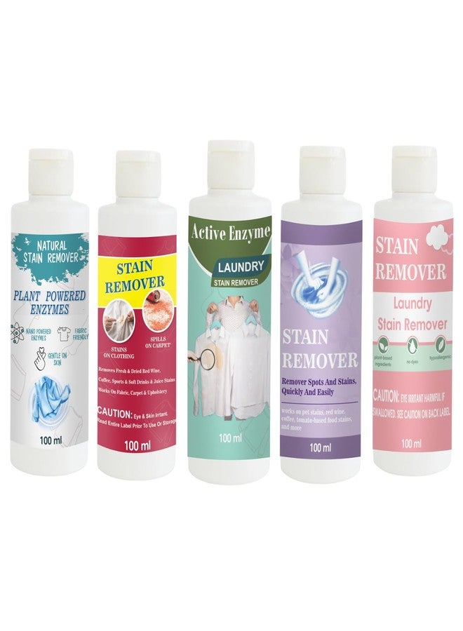 مجموعة مزيلات بقع توفوس، تتضمن مزيل بقع القمصان، الأحمر، الفستق، البنفسجي والوردي | محلول تنظيف متعدد الأسطح للملابس والأقمشة والمفروشات (100 غرام لكل عبوة) - Image 1